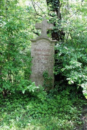 Grabmal von Basilio Calafati, Wien, Friedhof von St. Marx, Foto: Alexandra Matzner.