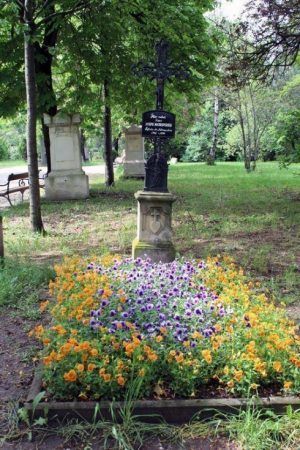 Grabmal von Joseph Madersperger, Wien, Friedhof von St. Marx, Foto: Alexandra Matzner.