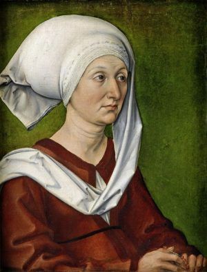 Albrecht Dürer, Bildnis der Barbara Dürer, geb. Holper, 1490, Germanisches Nationalmuseum, Nürnberg, Foto: Germanisches Nationalmuseum, Nürnberg.
