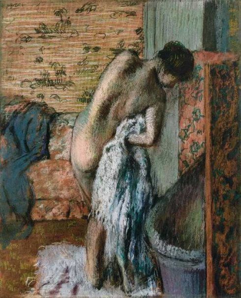 Edgar Degas, Nach dem Bad (Sich abtrocknende Frau), um 1895 (© Jean-Luc Baroni Ltd.)