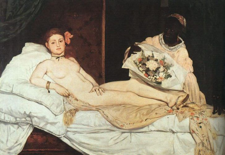 Édouard Manet, Olympia, 1863, Öl auf Leinwand, 130x190 cm, Paris, Musée d’Orsay, donated to the state in 1890 thanks to a subscription instigated © Musée d'Orsay, Dist. RMN-Grand Palais / Patrice Schmidt.