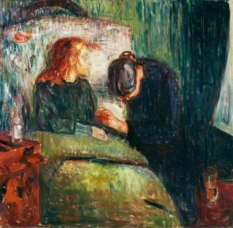 Edvard Munch, Das kranke Kind, 1907, Öl auf Leinwand, 118,7 x 121 cm (Tate, Presented by Tomas Olsen 1939, Poto Credit: © Tate, London 2014)