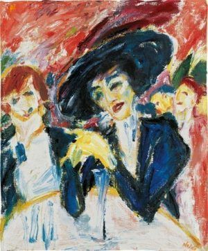 Emil Nolde, Am Weintisch 1911, Öl auf Leinwand, 88,5 x 73,5 cm, Nolde Stiftung Seebüll © Nolde Stiftung Seebüll, 2013.