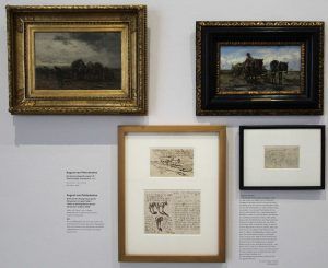 August von Pettenkofen, Ausstellungsansicht „Inspiration Fotografie. Von Makart bis Klimt“, Belvedere 2016, Foto: Alexandra Matzner.