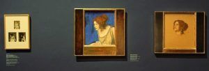 Franz von Stuck, Tilla Durieux als Circe, um 1913, Mischtechnik auf Pappe, 53,5 x 46,5 cm (Privatsammlung), Installationsfoto: Alexandra Matzner.
