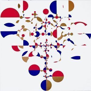 Gabriel Orozco: Kytes Tree, 2005, Acryl auf Leinwand, 200 x 200 cm, The Museum of Modern Art, New York. Purchase and gift of Anna Marie and Robert F. Shapiro and Donald B. Marron ©2009 Gabriel Orozco.