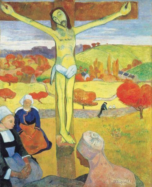 Paul Gauguin, Der gelbe Christus, 1889, Öl auf Leinwand (Albright-Knox Art Gallery, Buffalo)