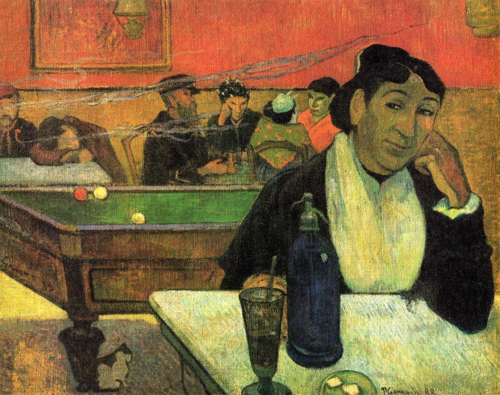 Paul Gauguin, Un Café de nuit [Nachtcafé], 4.–12. November 1888, Öl auf Jute, 72 x 92 cm (Pushkin Museum, Moskau)