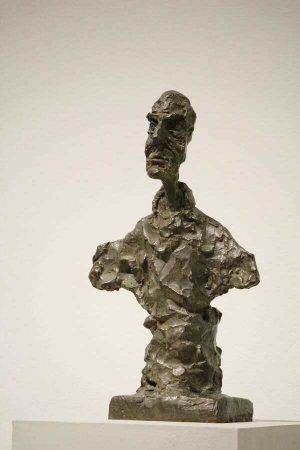 Alberto Giacometti, Buste d’homme (dit Chiavenna I) [Büste eines Mannes (genannt Chiavenna I)], 1964 (Tate: Purchased with assistance from the Friends of the Tate Gallery 1965), Foto: Alexandra Matzner.