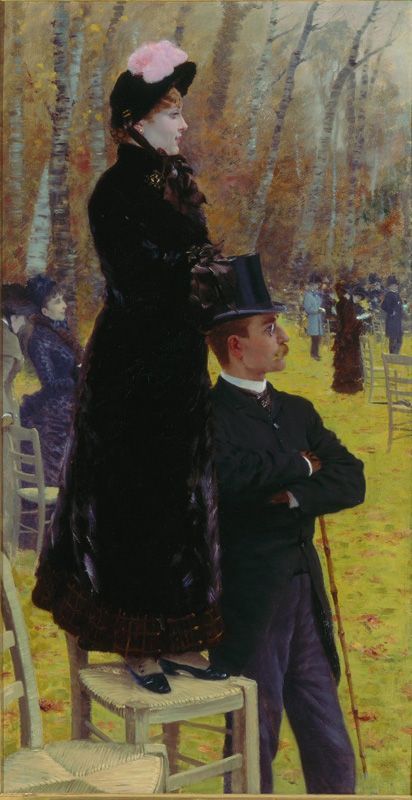 Giuseppe de Nittis, Aux courses d’Auteuil – Sur la chaise © Pinacoteca Giuseppe de Nittis, Barletta/Photo: Pierluigi Siena.