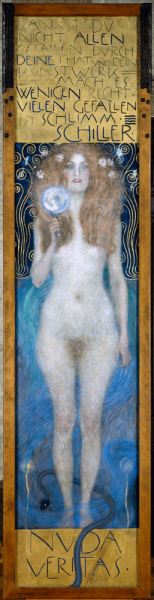Gustav Klimt, Nuda Veritas, 1899 © Österreichisches Theatermuseum.