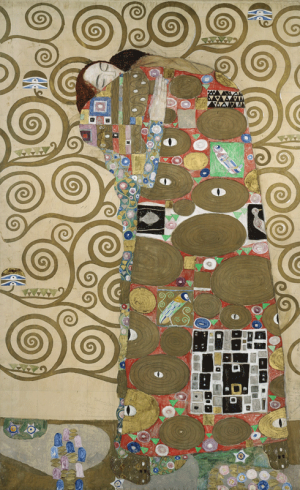 Gustav Klimt, Entwurfszeichnung für den Stoclet-Fries, 1910-11, Erfüllung © MAK/Georg Mayer.