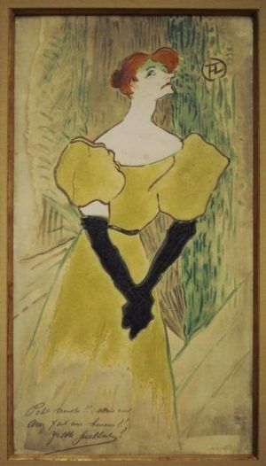 Henri de Toulouse-Lautrec, Yvette Guilbert, 1895 (Privatbesitz, New York)