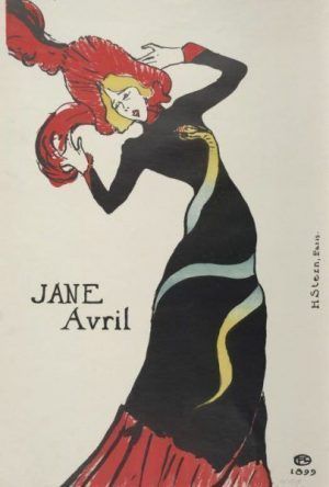 Henri de Toulouse-Lautrec, Jane Avril, 1899 (Albertina, Wien)