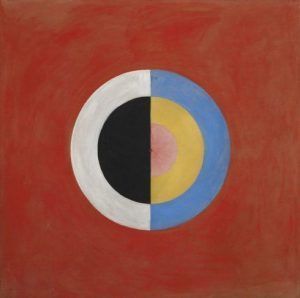 Hilma af Klint, Der Schwan, Nr. 17, Gruppe IX, Serie SUW, 1914-15, Öl auf Leinwand,155 x 152 cm © Stiftelsen Hilma af Klints Verk / Albin Dahlström.