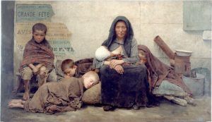 Fernand Pelez (1843–1913) Sans asile, 1883 (Paris, Petit Palais).