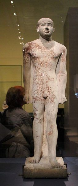 Snofrunefer, Altes Reich, 4. Dynastie, ca. 2609 –2584 v. Chr., Installationsansicht "Im Schatten der Pyramiden", Foto: Anna-Maria Matzner