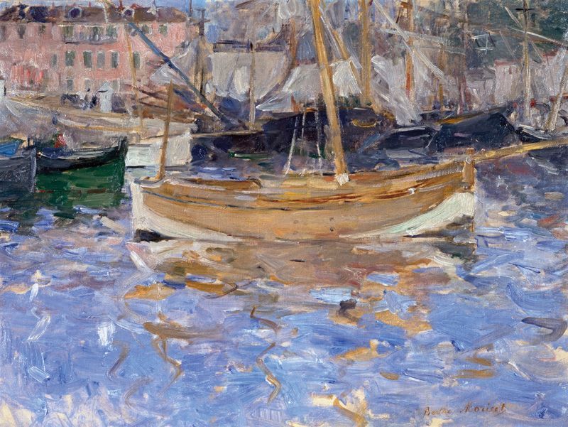 Berthe Morisot, Der Hafen von Nizza, 1881-1882, Wallraf-Richartz-Museums & Fondation Corboud, Köln © RBA, Köln.
