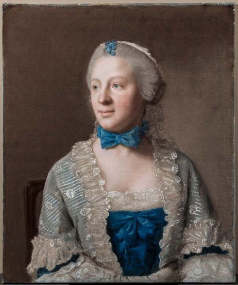 Jean-Etienne Liotard, Eva Marie Garrick, um 1754, Pastell auf Papier, gehöht mit Gouache, 57,6 x 47 cm, The Trustees of the Chatsworth Settlement, Chatsworth House. Gift of the 3rd Earl of Burlington, 1760, Photo (c) Devonshire Collection, Chatsworth. Reproduced by permission of Chatsworth Settlement Trustees.