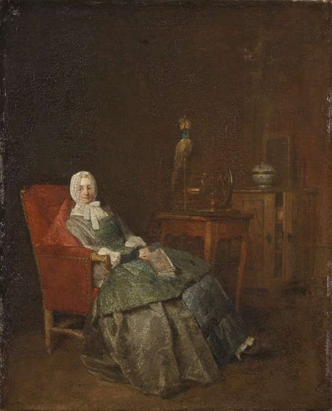 Jean Siméon Chardin, Häusliche Freuden, 1746, 42,5 x 35 cm (Nationalmuseums, Stockholm, NM 786)