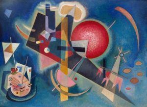 Wassily Kandinsky, Im Blau, 1925, 80 x 110 cm, Kunstsammlung Nordrhein-Westfalen Düsseldorf, erworben 1964 aus einer Spende des Westdeutschen Rundfunks, Foto: Walter Klein, Düsseldorf.