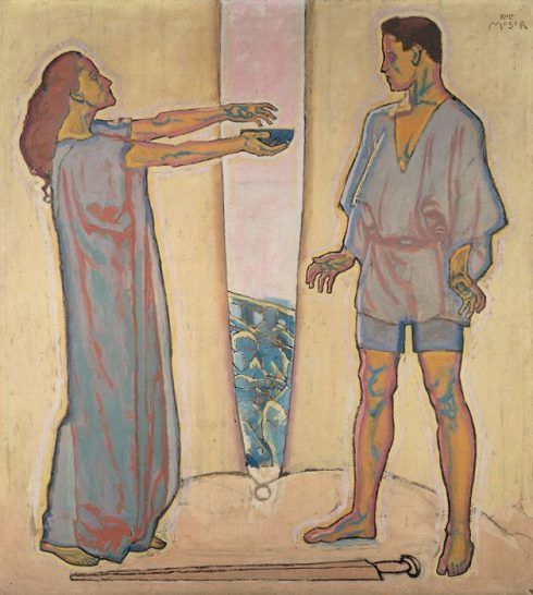 Koloman Moser, Tristan und Isolde, 1913-15 © Privatsammlung.