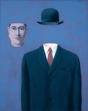 René Magritte, Der Pilger, 1966, Öl auf Leinwand, Sammlung Mr. und Mrs. Wilbur Ross © Charly HERSCOVICI Brüssel - 2011.