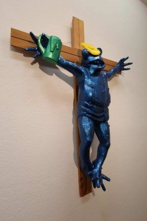 Martin Kippenberger, Zuerst die Füße, 1990, Sammlung Stolitzka, Graz © Estate of Martin Kippenberger, Galerie Gisela Capitain, Cologne, Foto: Helga Krobath, Wien