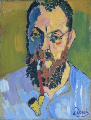 André Derain, Porträt des Henri Matisse, 1905, Tate Purchased 1958 - zu sehen in: Matisse und die Fauves- Albertina (20.09.2013 – 12.01.2014) - zu sehen in: Matisse und die Fauves- Albertina (20.09.2013 – 12.01.2014)