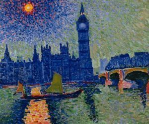 André Derain, Big Ben, 1906-07, Musée d'Art moderne, Troyes, Foto: RMN-Grand Palais / Gérard Blot © VBK, Wien 2013.