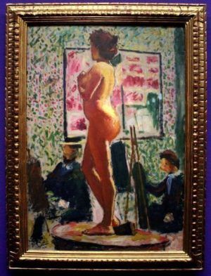 Albert Marquet, Akt, genannt Fauve-Akt, 1899 (Musée des Beaux-Arts, Bordeaux), Foto: Alexandra Matzner.