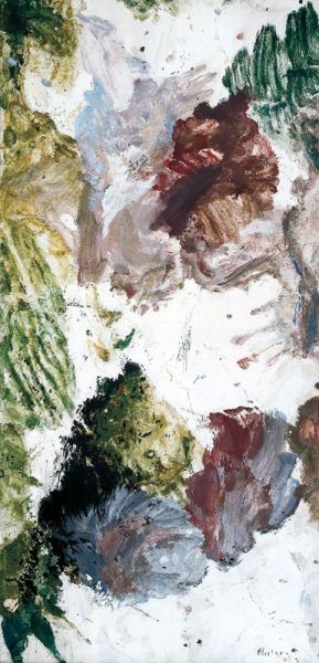 Max Weiler, Wie eine Landschaft, 1963, Eitempera auf Papier © Yvonne Weiler.