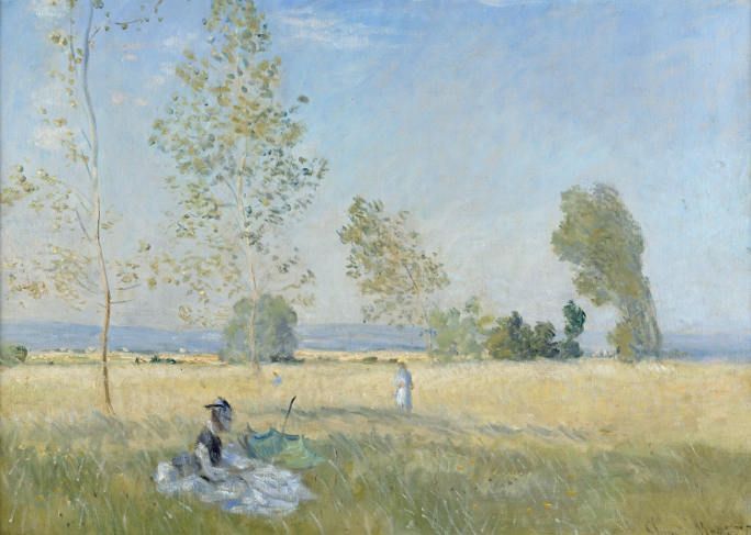 Claude Monet (1840-1926), Sommer, Detail, 1874, Öl auf Leinwand, 57 x 80 cm, Staatliche Museen zu Berlin, Nationalgalerie Foto: bpk / Nationalgalerie, SMB / Jörg P. Anders.
