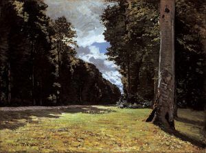 Claude Monet (1840-1926), Die Straße von Chailly durch den Wald von Fontainebleau, 1865, Öl auf Leinwand, 97 x 130,5 cm, Ordrupgaard, Copenhagen, Foto: Pernille Klemp © Ordrupgaard, Copenhagen.