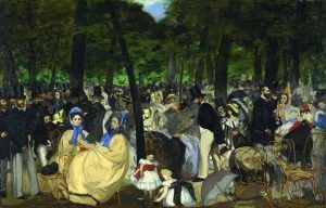 Edouard Manet, Die Musik in den Tuilerien, 1862, Öl auf Leinwand, 76,2 x 118,1 cm, London, The National Gallery © The National Gallery, Londons.