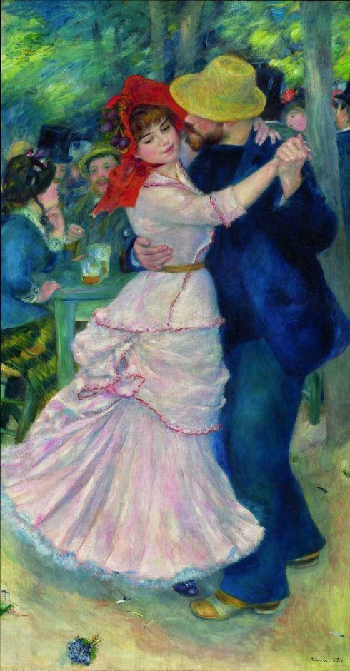 Pierre-Auguste Renoir, Tanz in Bougival, 1883, Öl auf Leinwand, 181,9 x 98,1 cm, Boston, Museum of Fine Arts © Museum of Fine Arts, Boston.