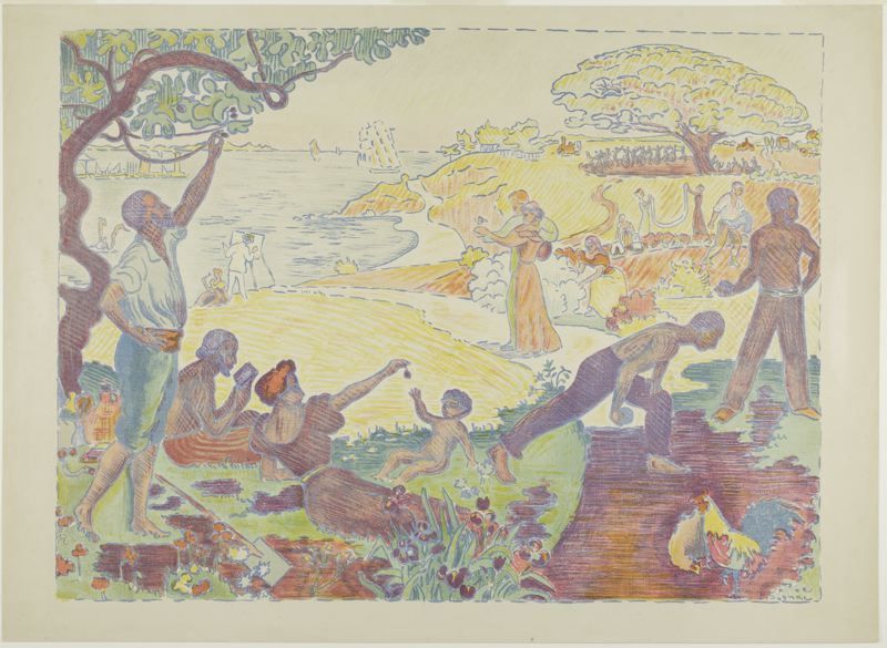 Paul Signac, Zeitalter der Harmonie, 1895, Druck