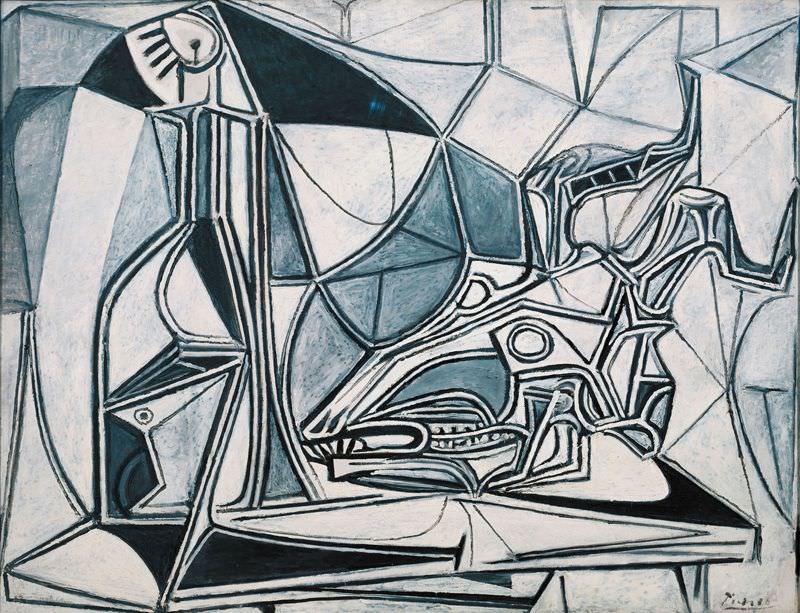 Pablo Picasso, Ziegenschädel, Flasche und Kerze, 1952, Tate Collection, Großbritannien © Succession Picasso/VBK, Wien 2010.