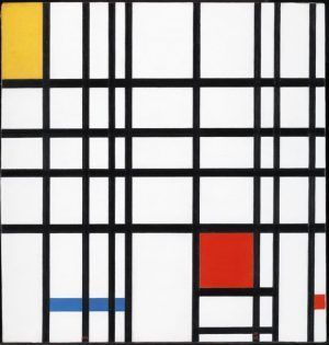 Piet Mondrian, Komposition mit Gelb, Blau und Rot, 1937-1942, Öl auf Leinwand, 72.7 x 69.2 cm, Tate, London, Ankauf 1964, Photo: Kunstmuseum Basel, Martin P. Bühler ©2013 Mondrian/Holtzman Trust c/o HCR International USA.