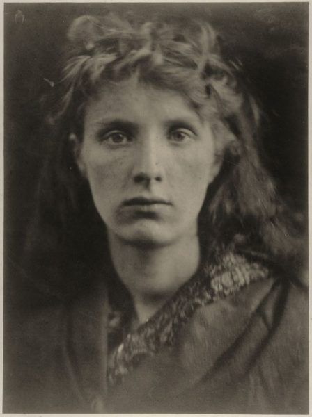 Julia Margaret Cameron, The Mountain Nymph, Sweet Liberty, June 1866, albumen print from collodion negative, 36.1 x 26.7 cm (14 3/16 x 10 1/2 in.), National Gallery of Art, Washington, New Century Fund.