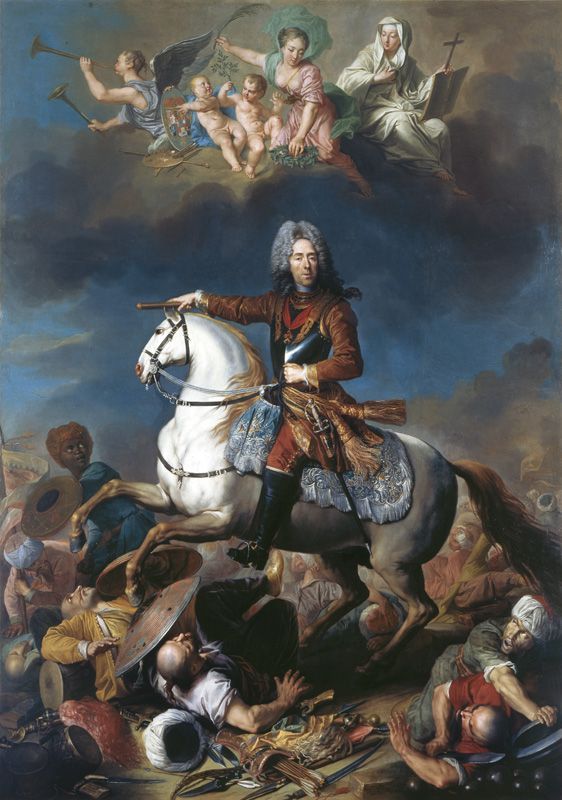 Jacob van Schuppen, Reiterbildnis Prinz Eugen von Savoyen, vor 1721, Öl auf Leinwand, 396 × 275 cm, Galleria Sabauda, Turin © Galleria Sabauda, Turin.