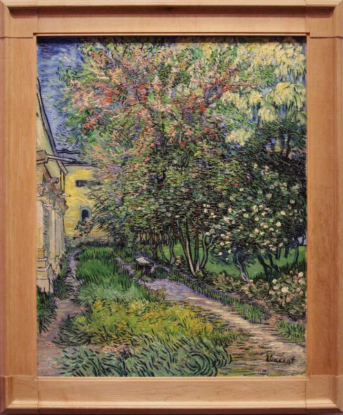 Vincent van Gogh, Garten der Heilanstalt in Saint-Rémy, 1889, Öl auf Leinwand, 91,5 × 72 cm (Kröller-Müller Museum, Otterlo)