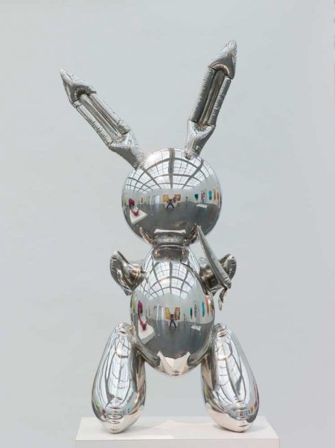 Jeff Koons, Rabbit, 1986, Edelstahl, 104.1 x 48.3 x 30.5 cm, Museum of Contemporary Art Chicago, Partial Gift of Stefan T. Edlis and H. Gael Neeson, 2000.21, © Museum of Contemporary Art Chicago, Foto: Nathan Keay.