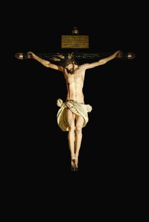 Juan Martínez Montañés (1568–1649), Kreuzigung, 1617 © Photo The National Gallery, London. Courtesy of Iglesia Conventual del Santo Ángel, Carmelitas Descalzos, Sevilla.