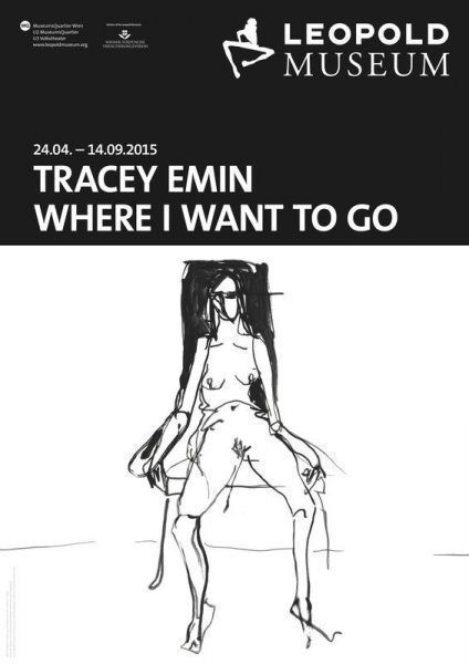 Tracey Emin - Egon Schiele. Where I want to go, Plakat