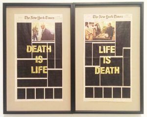 Panos Tsagaris, Death is life – Life is death, 2011, Ausstellungsansicht MUSA 2016, Foto: Alexandra Matzner.