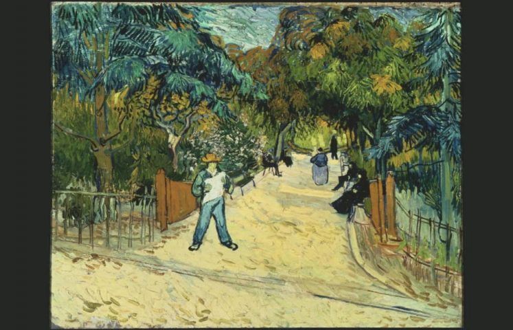 Vincent van Gogh, Eingang zum Öffentlichen Garten in Arles, Oktober 1888, Öl/Lw, 72,39 x 90,805 cm (Phillips Collection, Washington, DC)