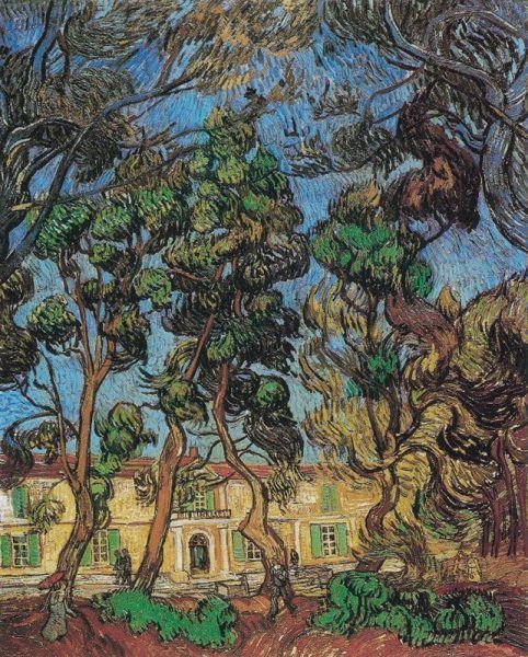 Vincent van Gogh, Heilanstalt in Saint-Rémy, 1889, Öl auf Leinwand © The Armand Hammer Collection. Gift of the Armand Hammer Foundation. Hammer Museum, Los Angeles, California.