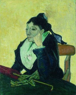 Vincent van Gogh, L Arlésienne (Madame Ginoux), ca. 5. November 1888, Öl auf Jute, 93 x 74 cm (Musée d’Orsay, Paris)