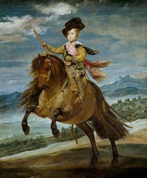 Diego Velázquez, Prinz Baltasar Carlos zu Pferd, 1635, Öl auf Leinwand, 209 x 173 cm © Madrid, Museo del Prado